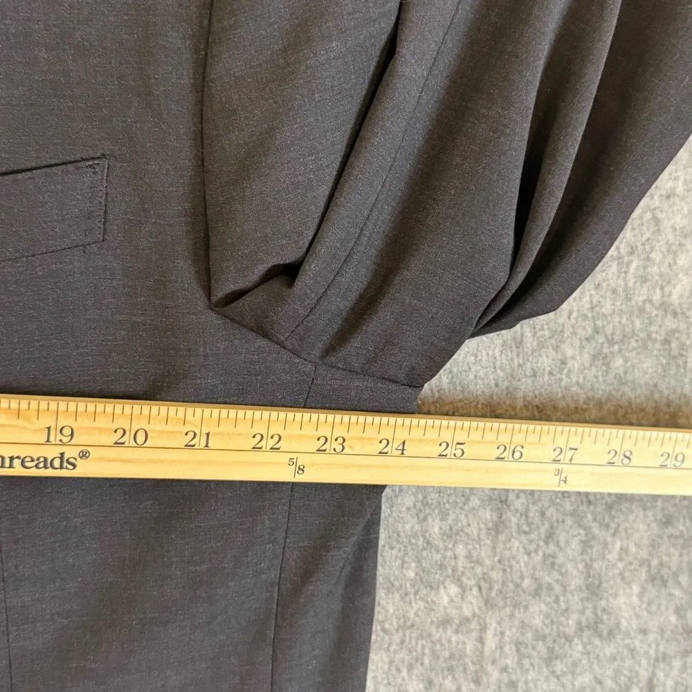 Brooks Brothers Explorer Regent Fit Men's 48R Dark Gray Wool Blend Blazer